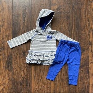 NFL Team Apparel, Giants Girls 2-Piece Set
